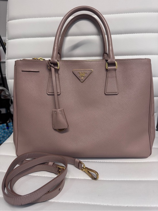 Prada Handbags - Prada Saffiano Galleria Tote in Dusty Rose